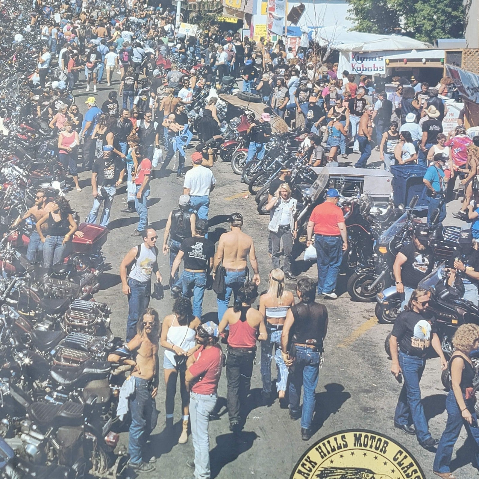 Sturgis Vintage Collectible Poster 1990 50th Anniversary LARGE 5' x 3.5'