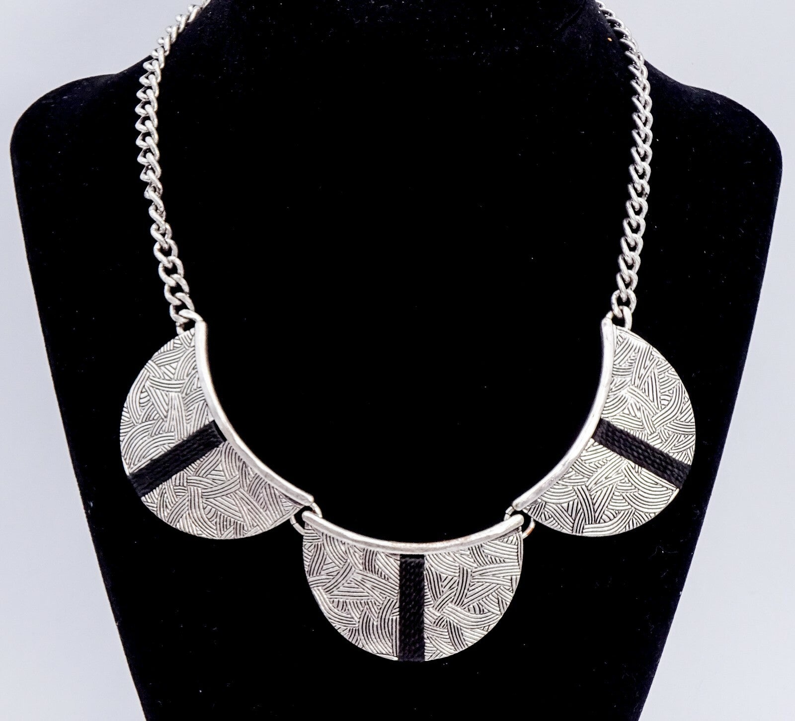The Sak Necklace Silver tone 16" - 18 1/2" Signed Fashion Necklace