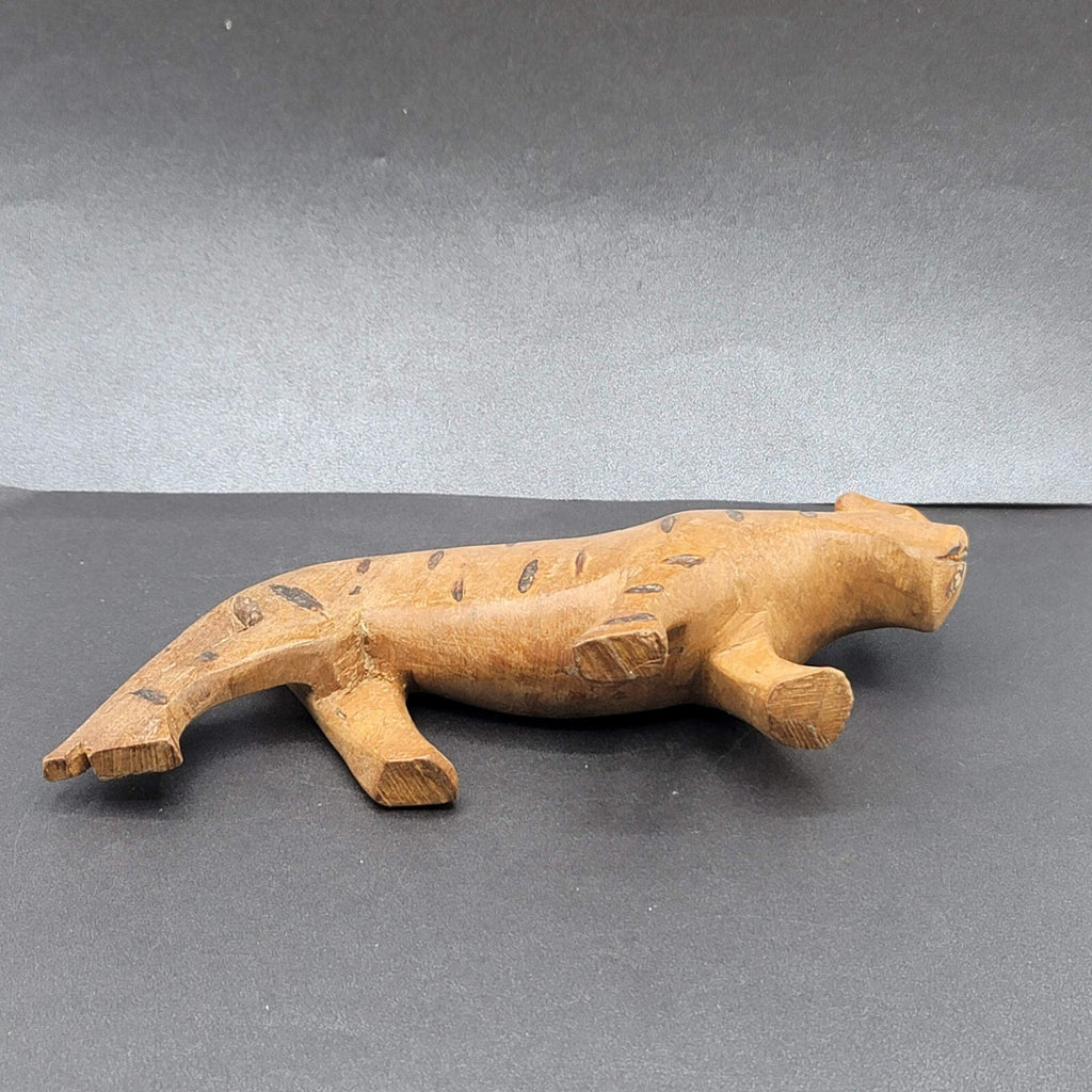 Hand Carved Wood Safari African Animal Cheetah 7.5"