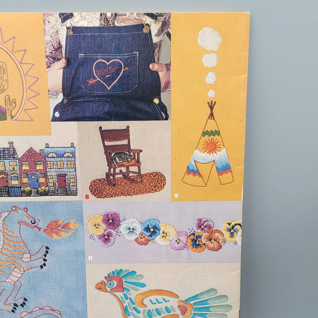 Vintage Leisure Arts EMBROIDERY TRANSFERS VOLUME TWO Leaflet #48 Unused