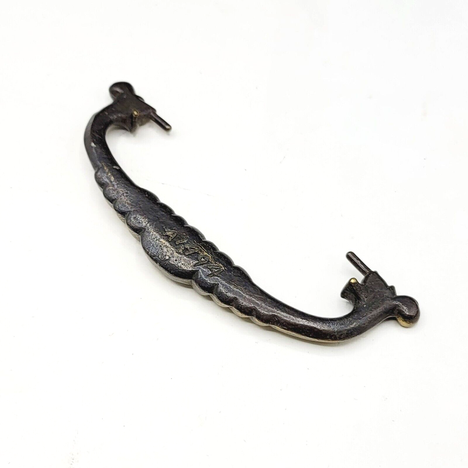 Vintage Brass Bail Pull for 4 in Pull Handle Replacement