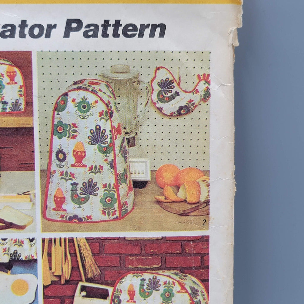 Simplicity 5495 Kitchen Appliance Covers & Pot Holders Vintage
