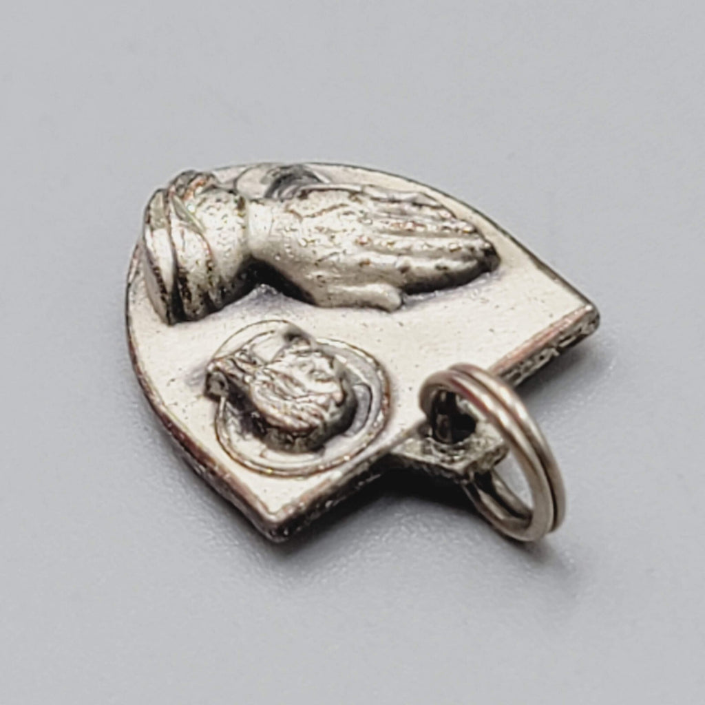 Vintage Hayward Sterling Silver I AM A PROTESTANT Charm 3/4"