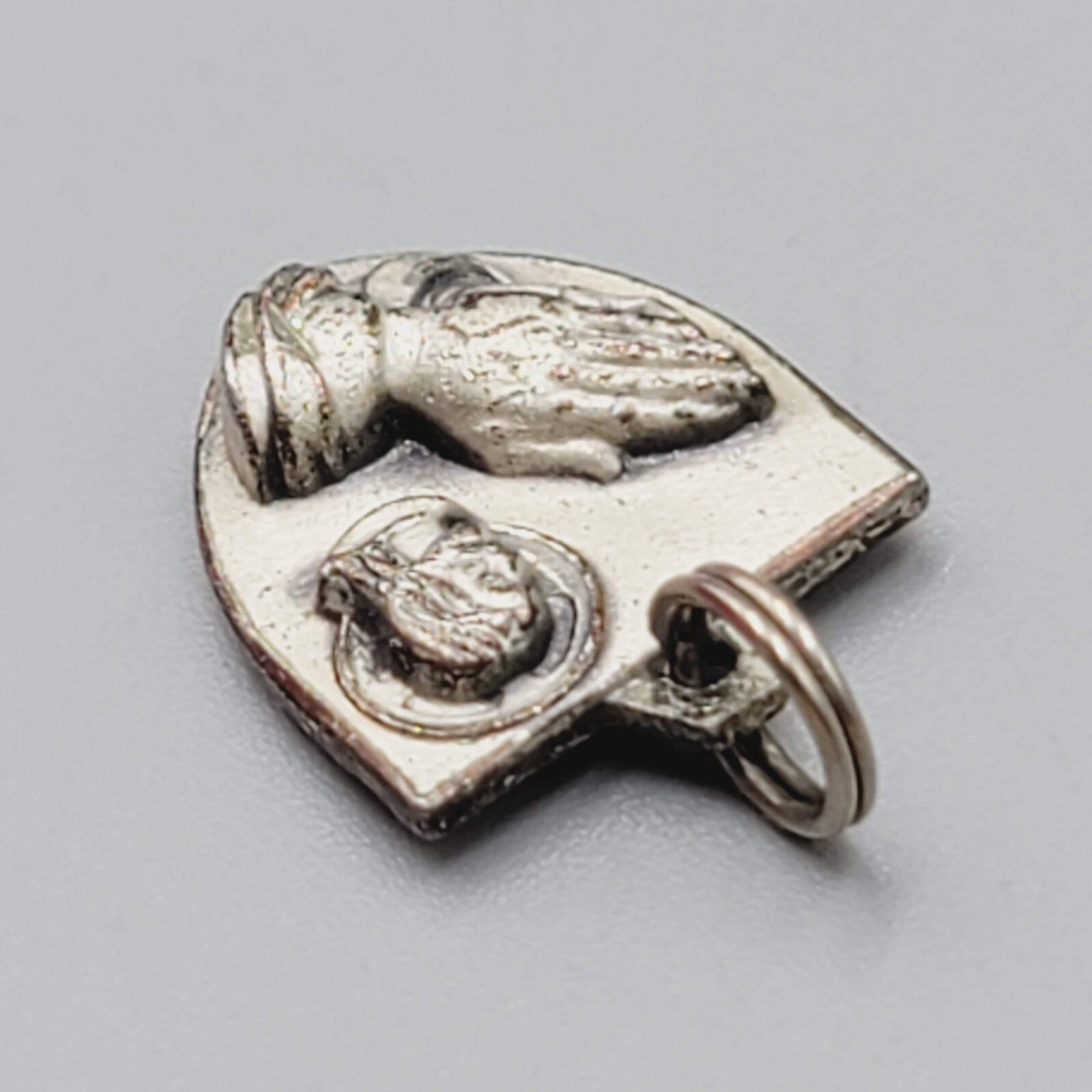 Vintage Hayward Sterling Silver I AM A PROTESTANT Charm 3/4"