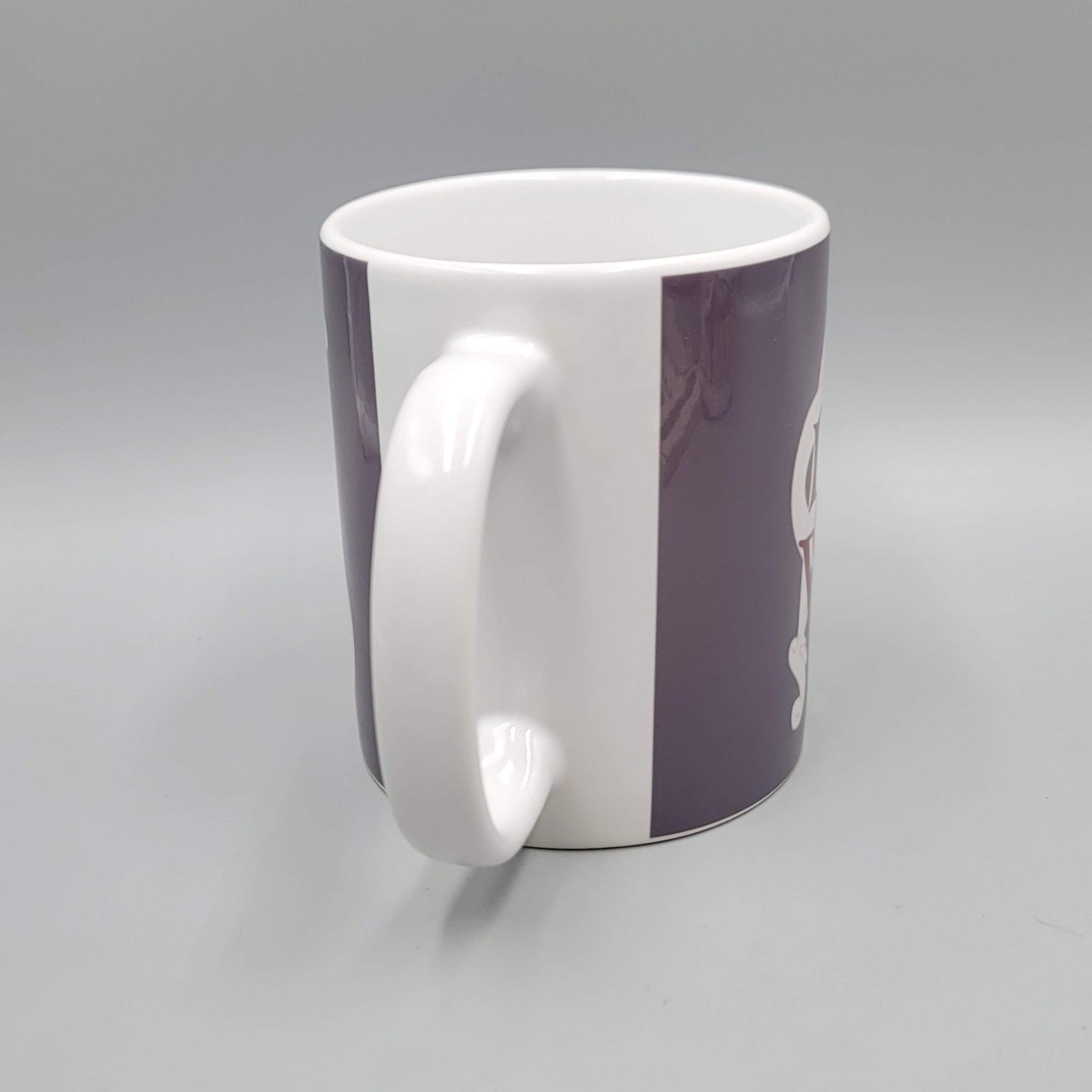 Vintage Book Wyrm Coffee Mug Orca Coatings Purple Book Worm