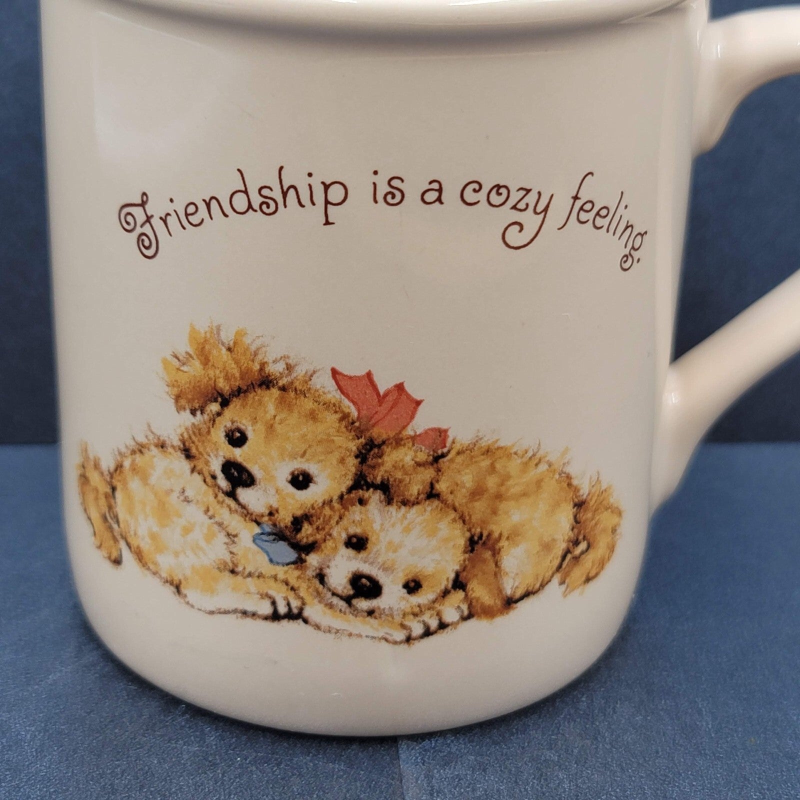 Vintage Hallmark Mug Mates Coffee Mug Puppy Dog Youve Got a Friend CUTE