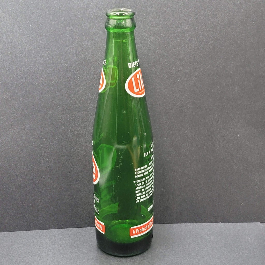 Vintage LIKE Green Glass Bottle Diets Like LIKE Seven Up