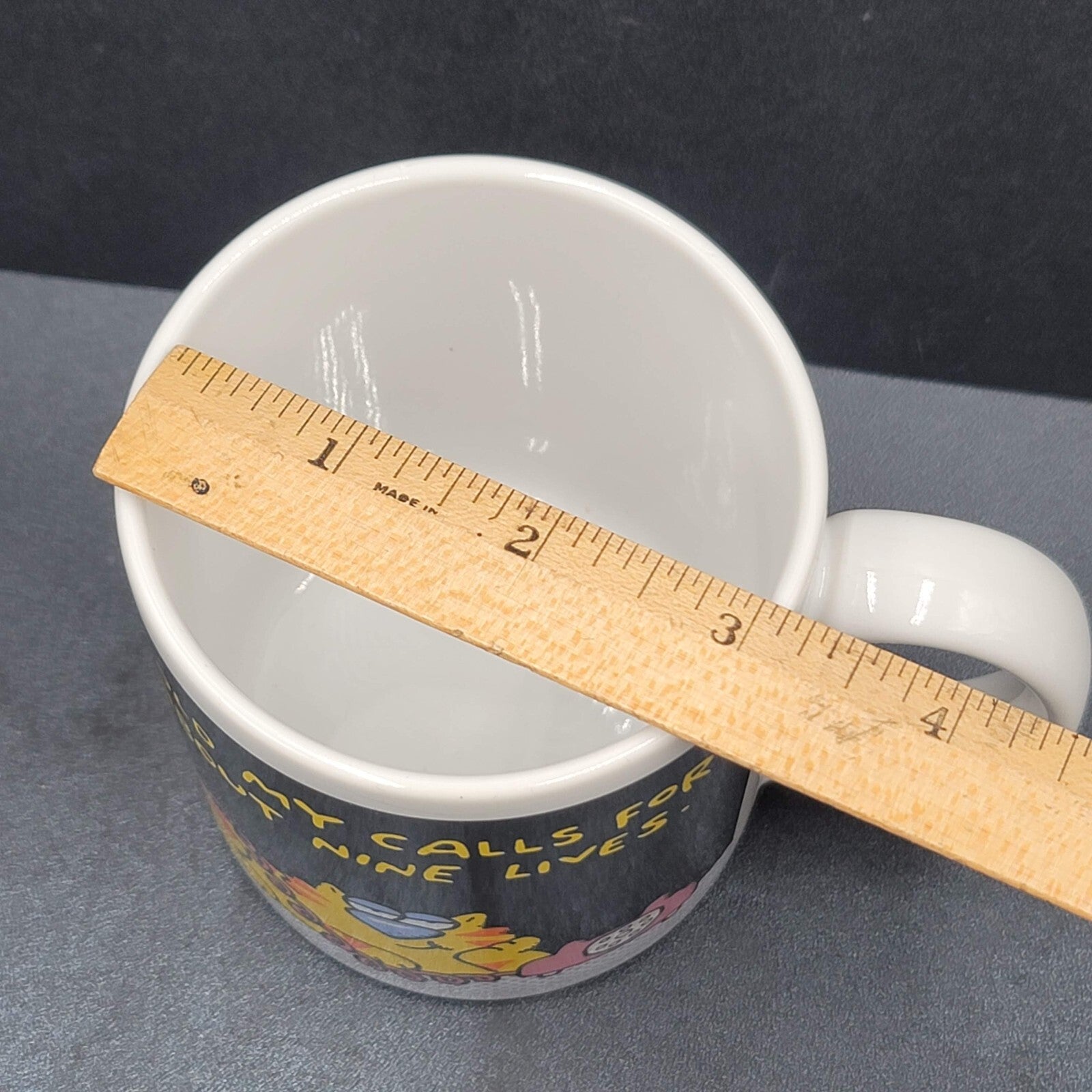 Vintage Hallmark Hold My Calls For About Nine Lives 1989 Cat Coffee Mug