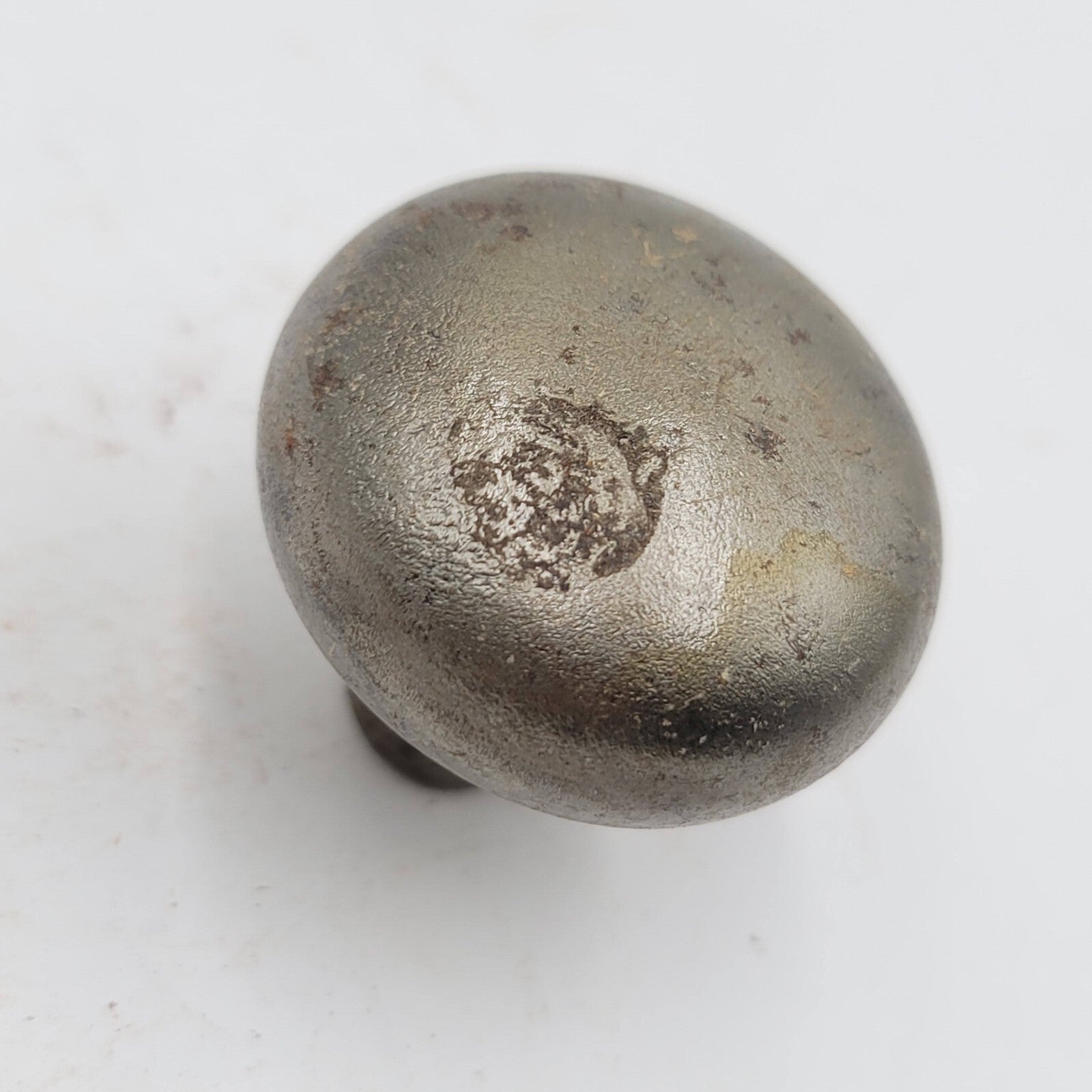 Vintage SINGLE Small Doorknob Steel Salvage Closet Pantry Door Hardware 1.75" 17