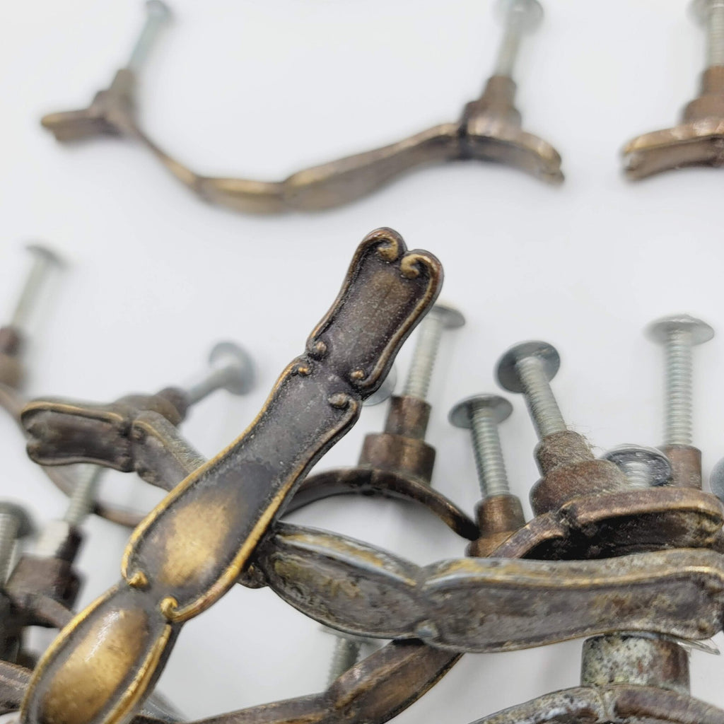 Vintage Lot of 17 Drawer Handles Cabinet Pull Allison 3" Salvage Hardware