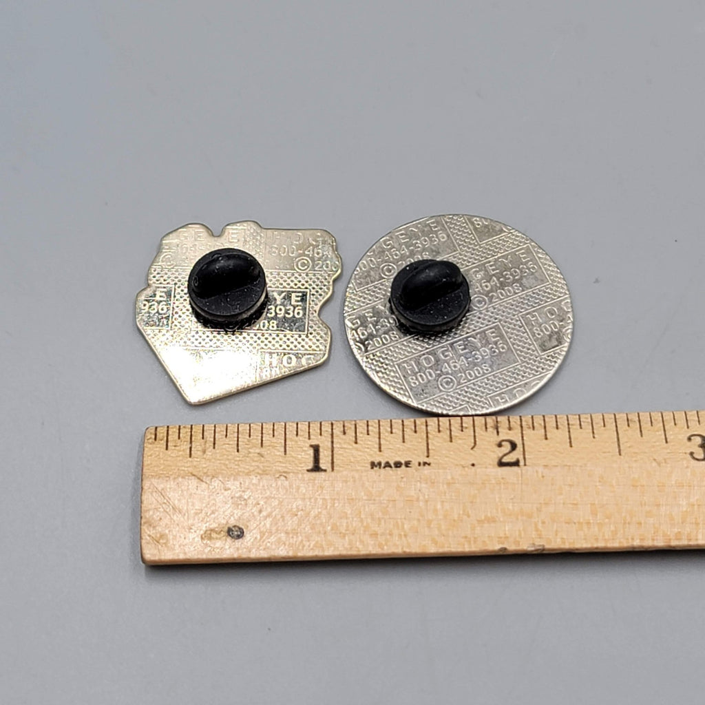 Vintage Walmart Employee Pins Cashiers Credit Card Lot of 2