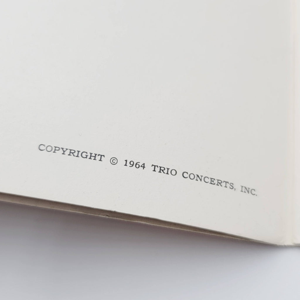 Peter Paul and Mary concert book Paperback 1964
