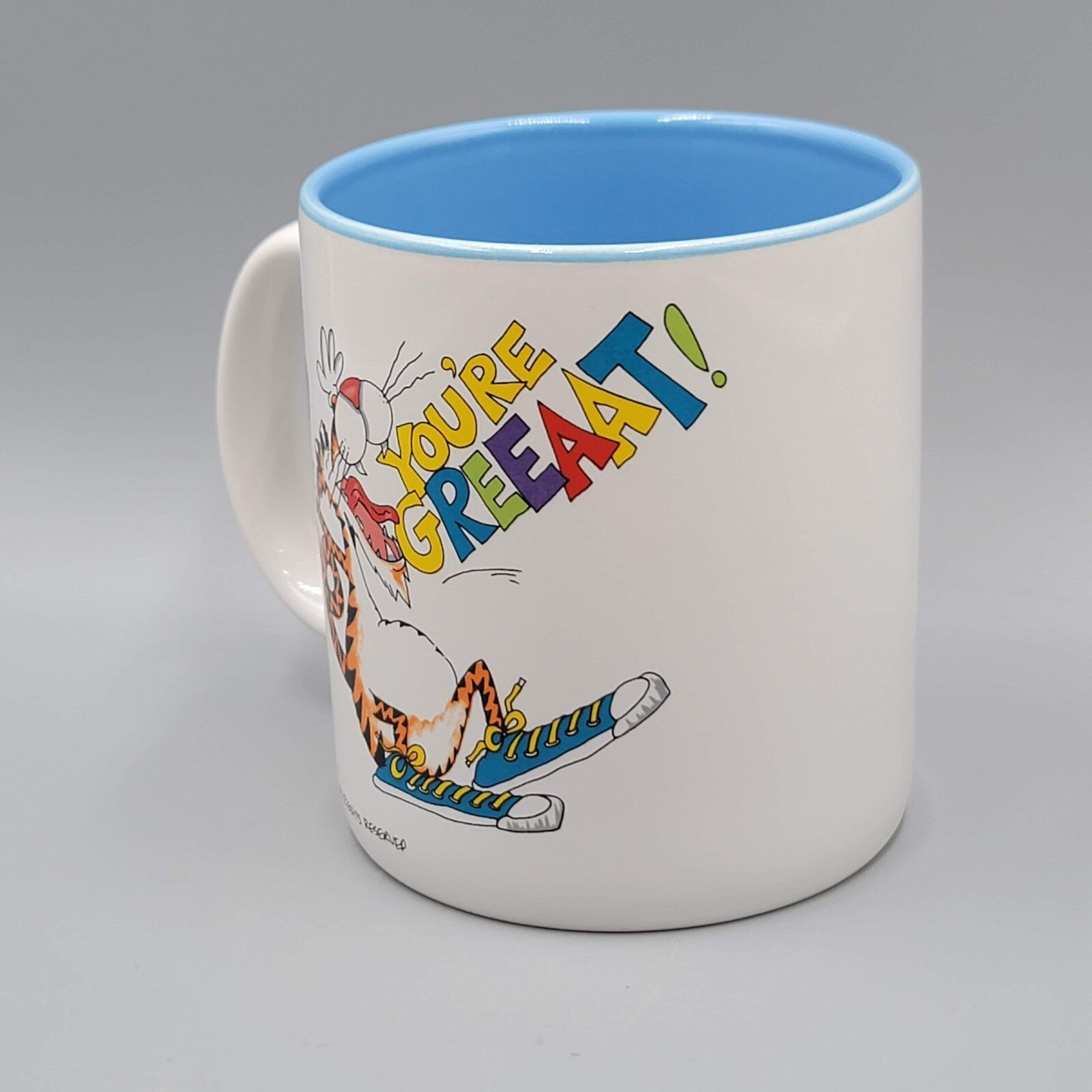 Vintage Coffee Mug You’re Grrreat Tiger Elephantz CTI Accents Korea 3.75 in