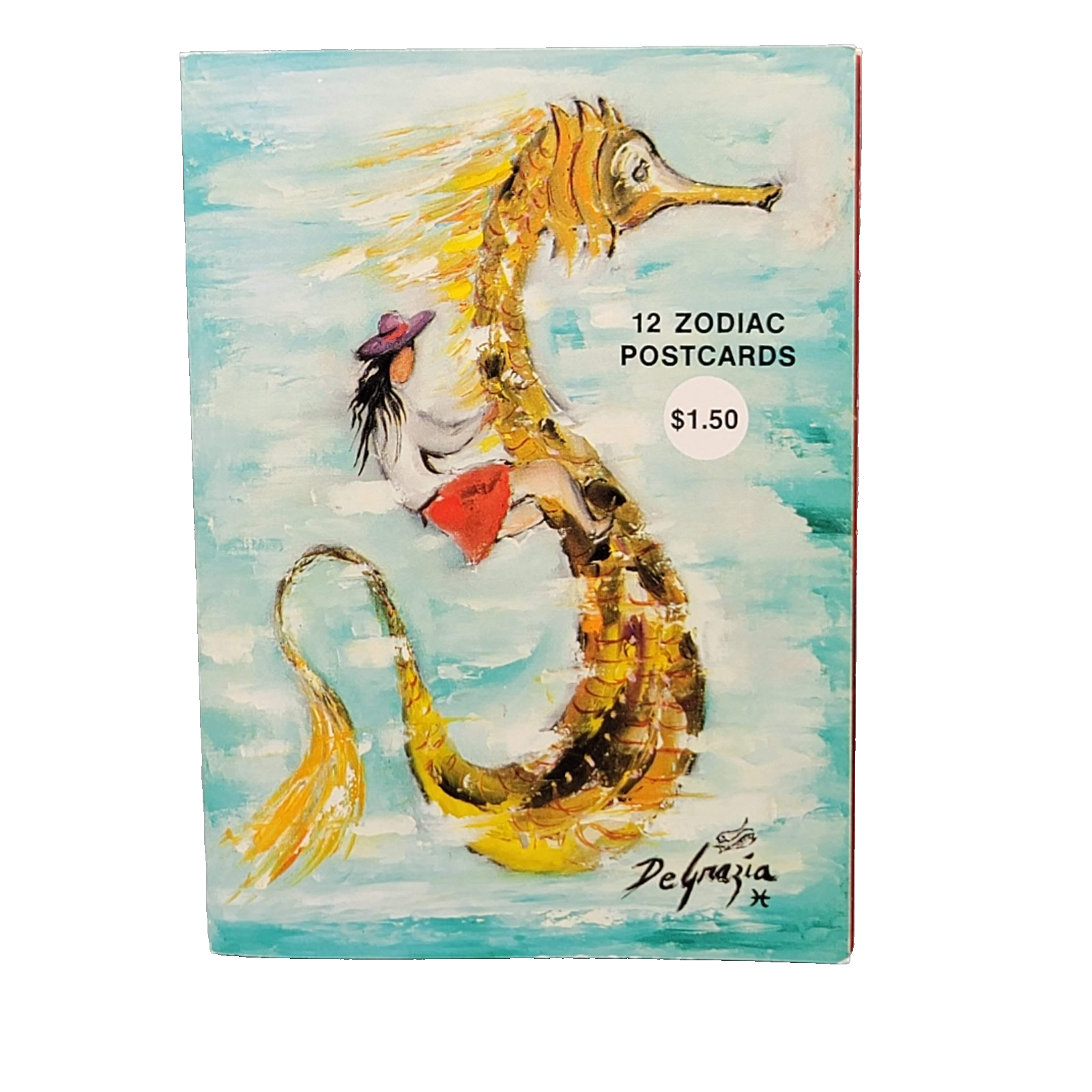 Vintage De Grazia Paints the Signs of the Zodiac Postcard Set
