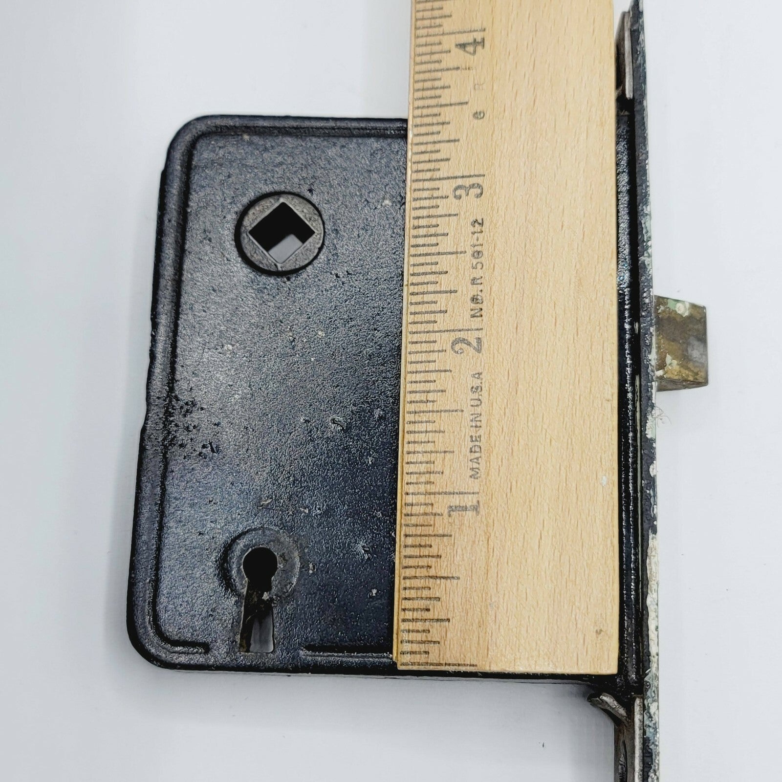 Vintage Cast Iron Door Mortise Lock Salvage Hardware  ML