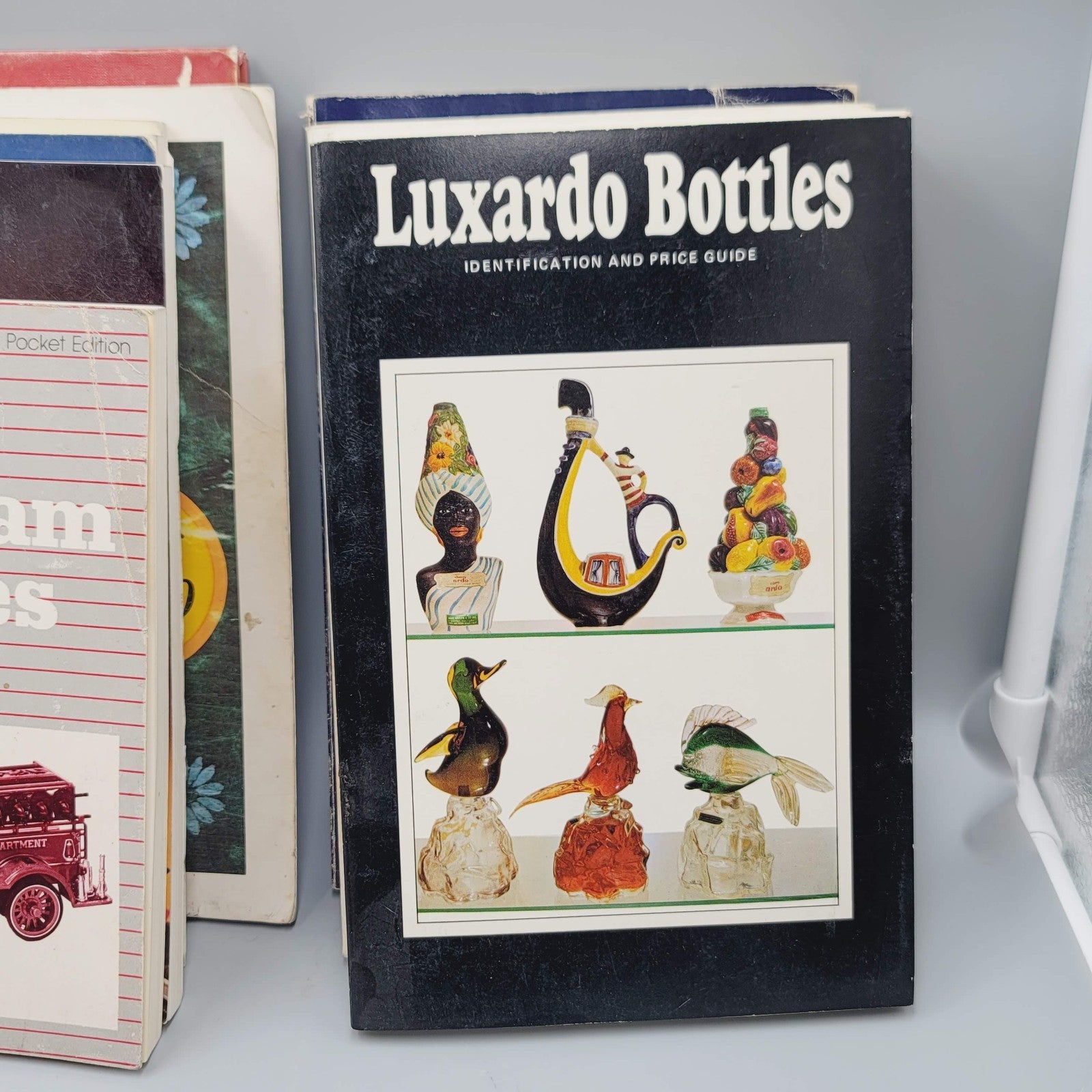 Jim Beam Bottles Collector Books Lot of 13 and Other Collectible Decanters
