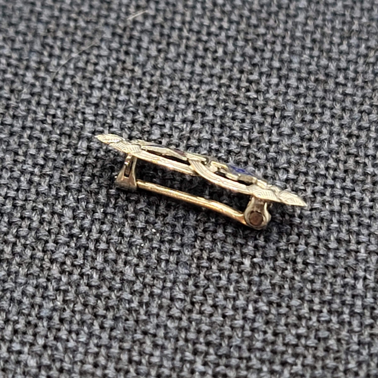 10K Gold OES Order of the Eastern Star Past Patron Masonic Pendant Pin Brooch 1g