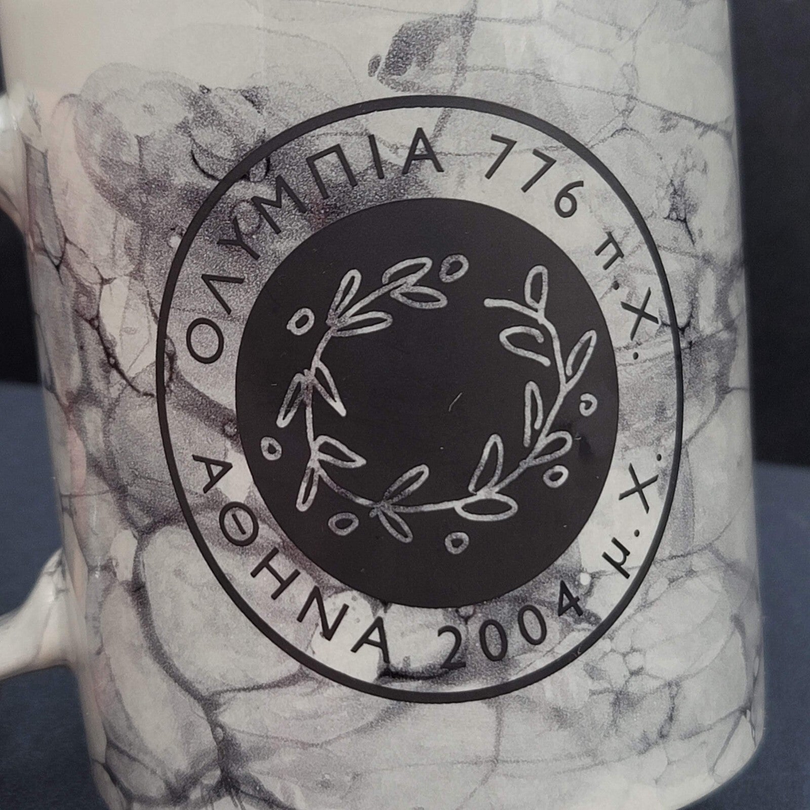 Olympic Games 2004 Ionia Greece Athens Coffee Mug Gray