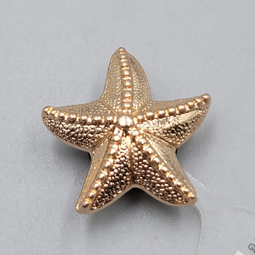 Crocs Shoe Charms Jibbitz Gold tone Starfish NWT
