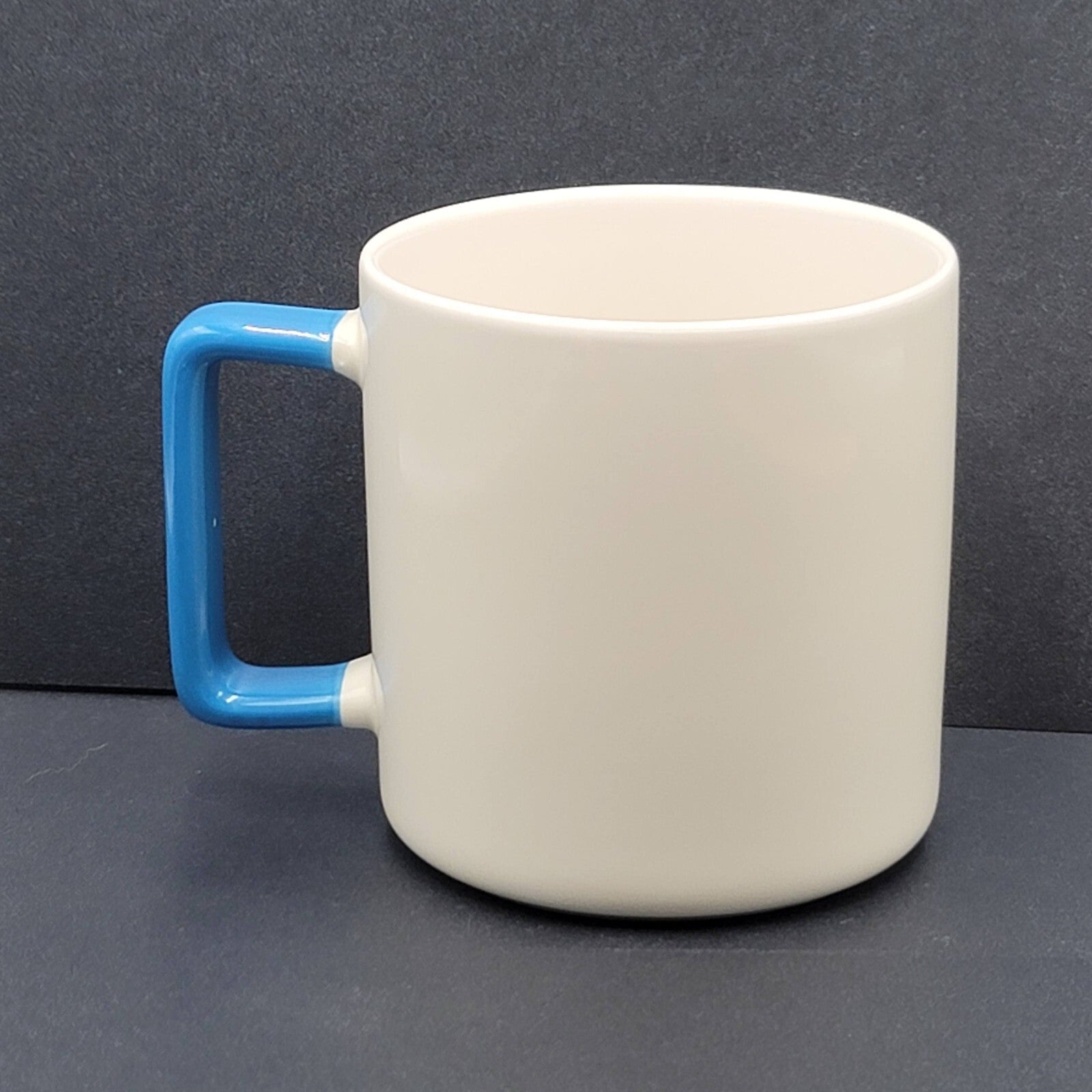 Disney Winnie the Pooh Coffee Mug Silly Old Bear White Blue Pink