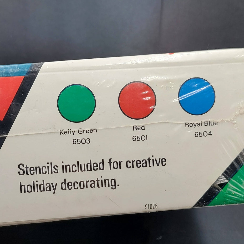Glass Stain Kit Cunningham Art Products Vintage Christmas Craft New SEALED