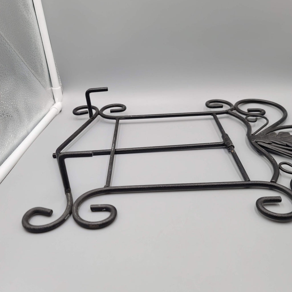 Large Tabletop Display Stand Easel Black Metal Iron Books Art Wedding Party 17in