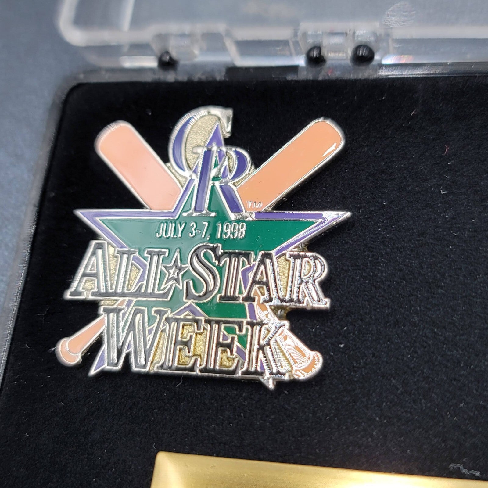 1998 MLB ALL STAR GAME PIN COLORADO ROCKIES LOT KING SOOPERS