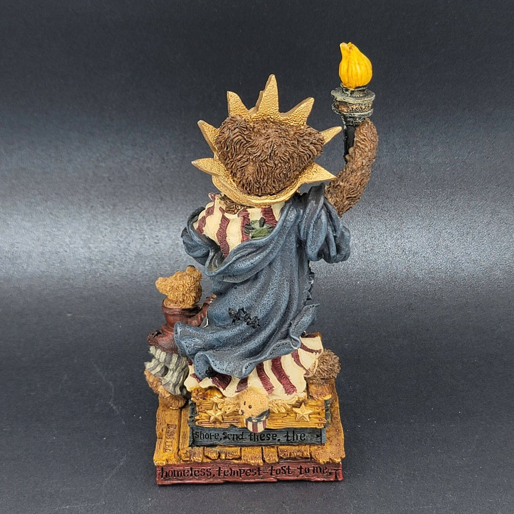 Boyds Bearstone Figurine Ms Libearty Wants You Too Statue of Liberty 0199821