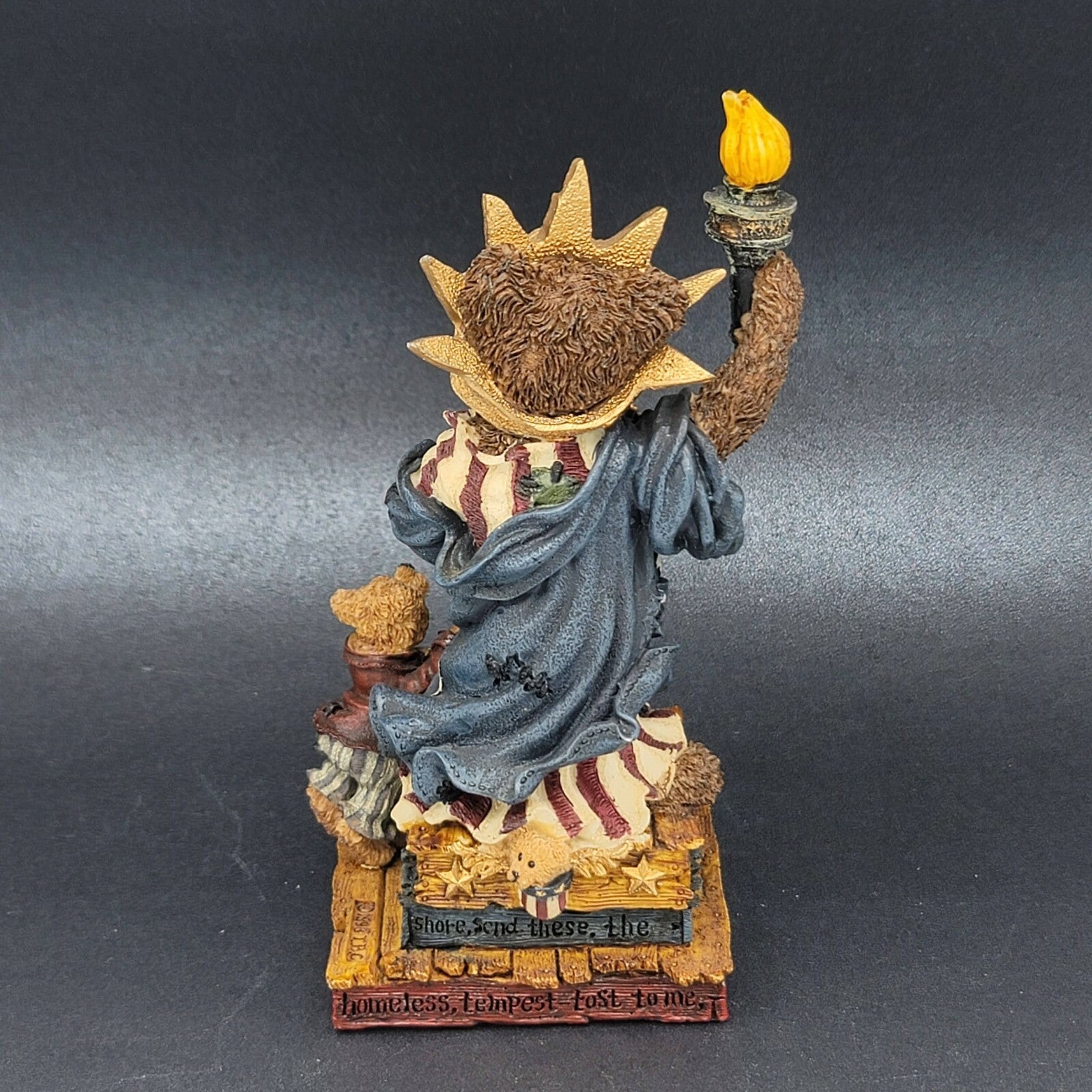 Boyds Bearstone Figurine Ms Libearty Wants You Too Statue of Liberty 0199821