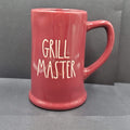 Rae Dunn Grill Master Coffee Mug Burgundy Red Large 20 oz