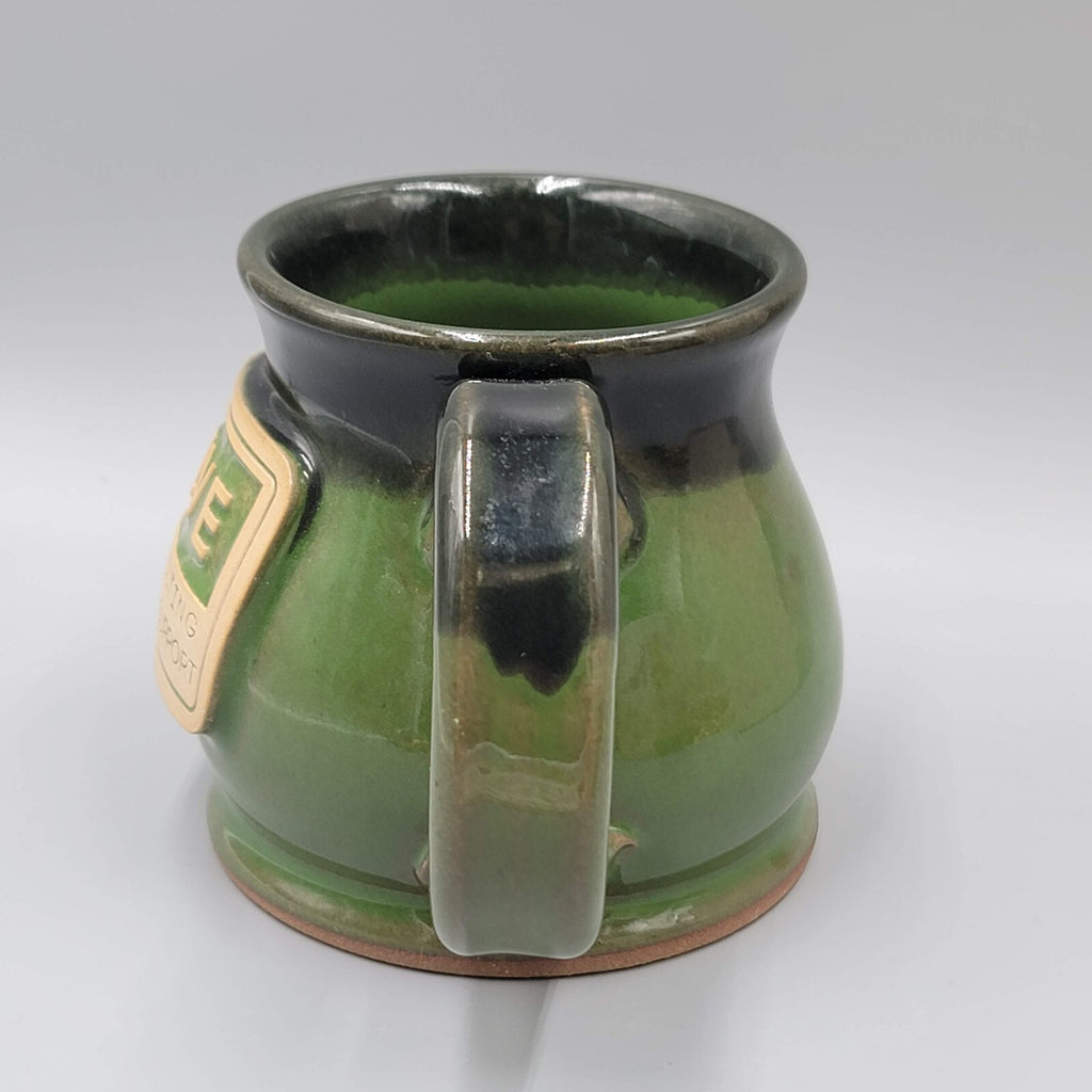 Sunset Hill Stoneware Coffee Mug Green LIVE Consulting Denver IT Support