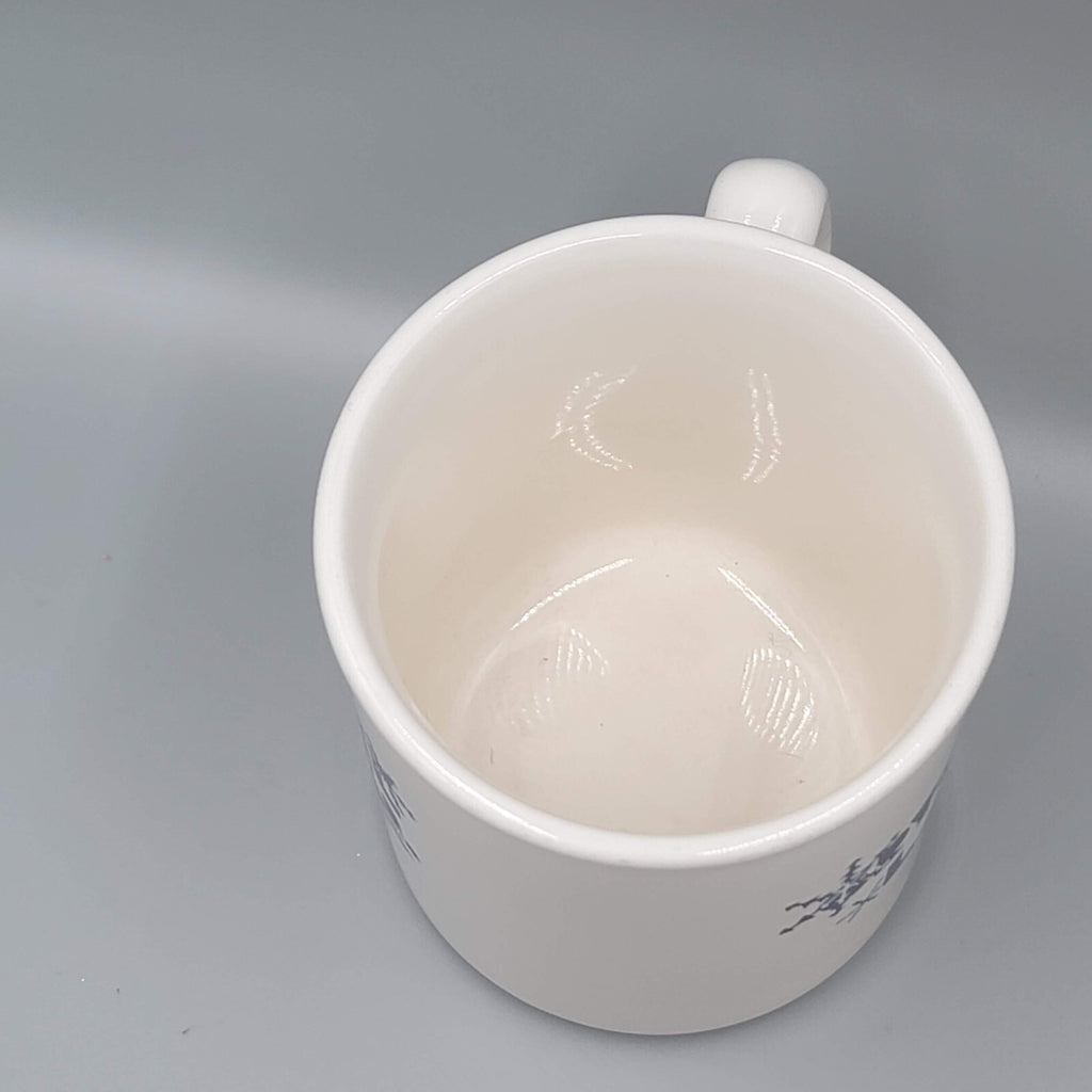 Crystal Lakes Coffee Mug Cup White Blue Logo Souvenir Collectible Vintage