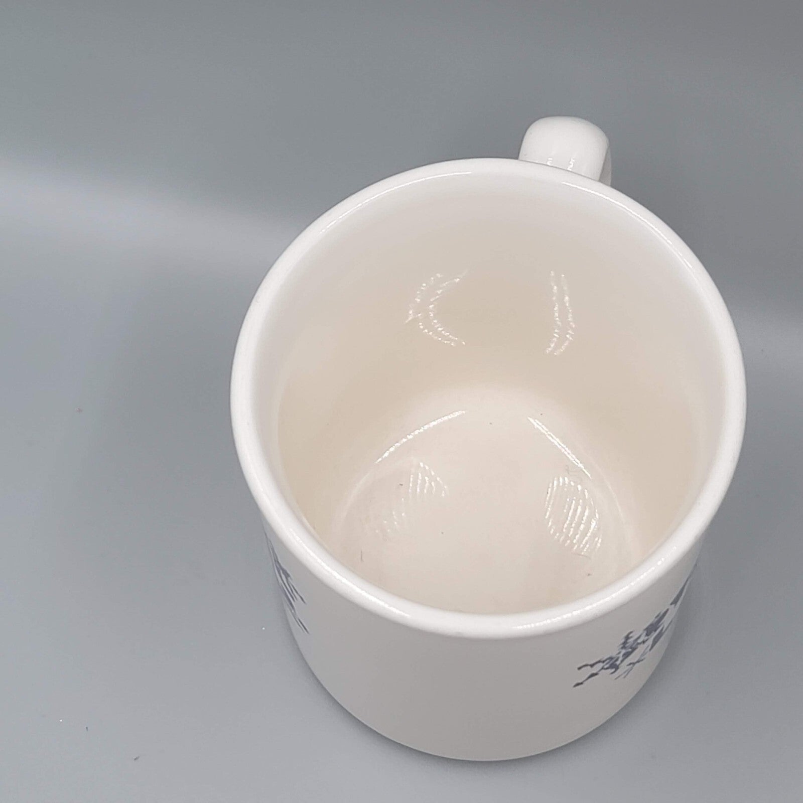 Crystal Lakes Coffee Mug Cup White Blue Logo Souvenir Collectible Vintage