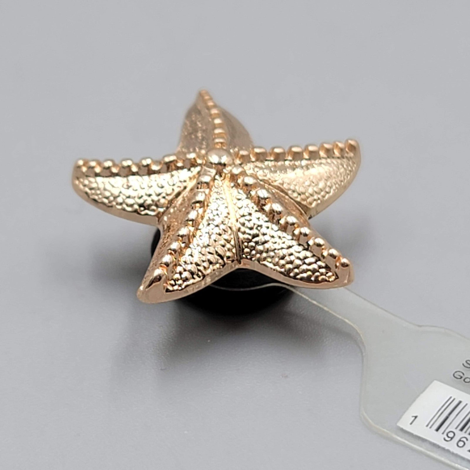 Crocs Shoe Charms Jibbitz Gold tone Starfish NWT