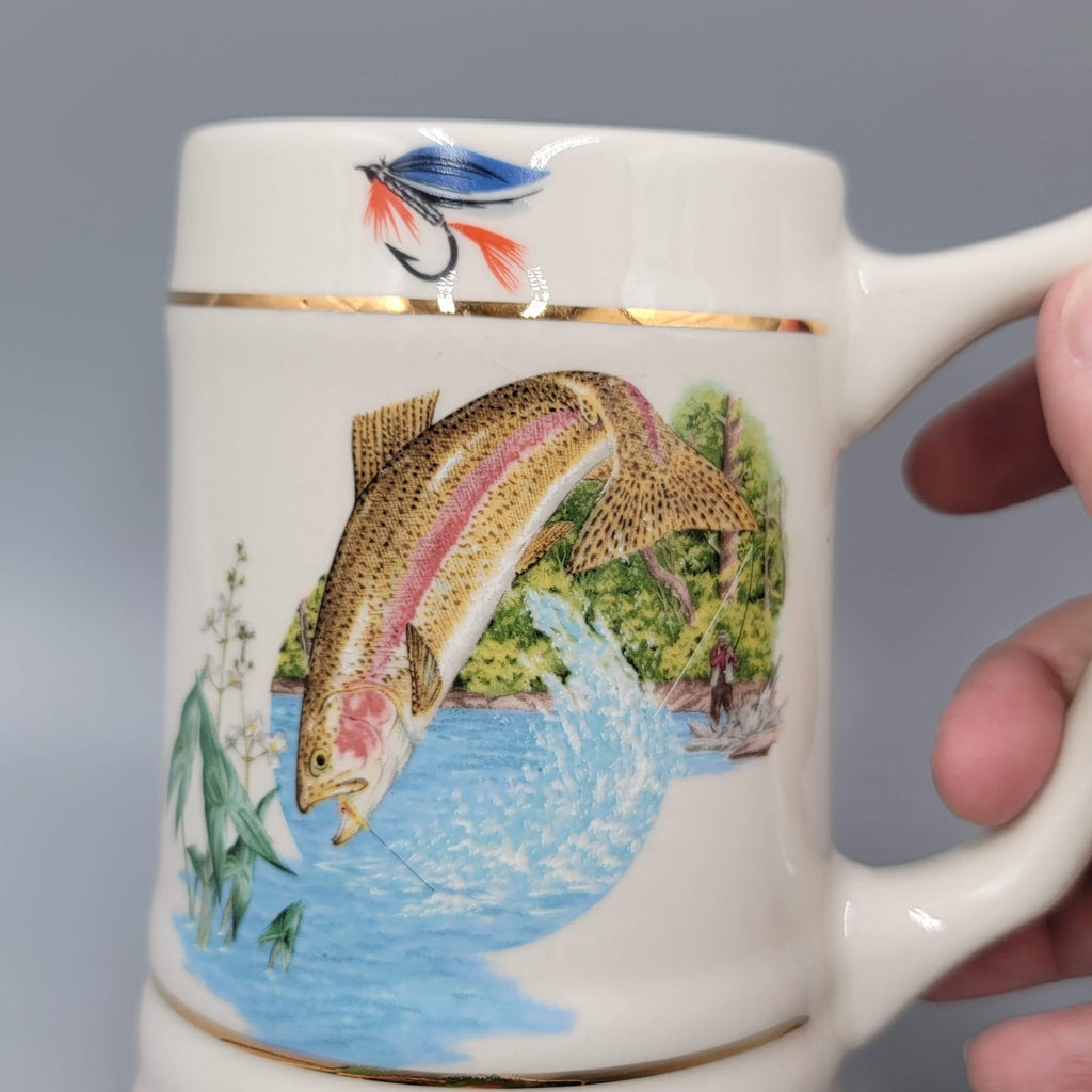 Fish Coffee Mug Rappahannock Mud Works Warrenton Fishing Beer Mug
