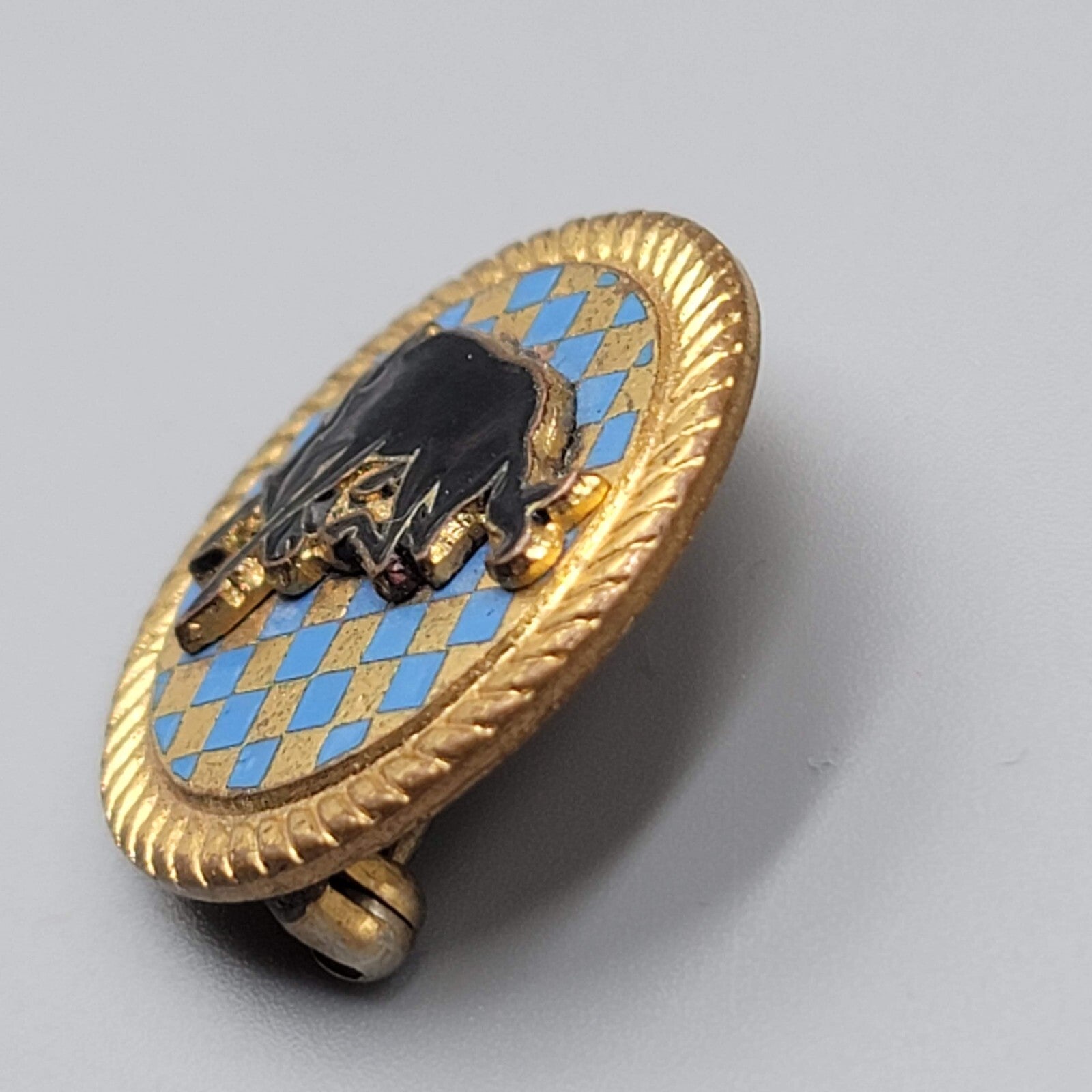 U.S. Army DI Pin Quartermaster Replacement Training Center Horse