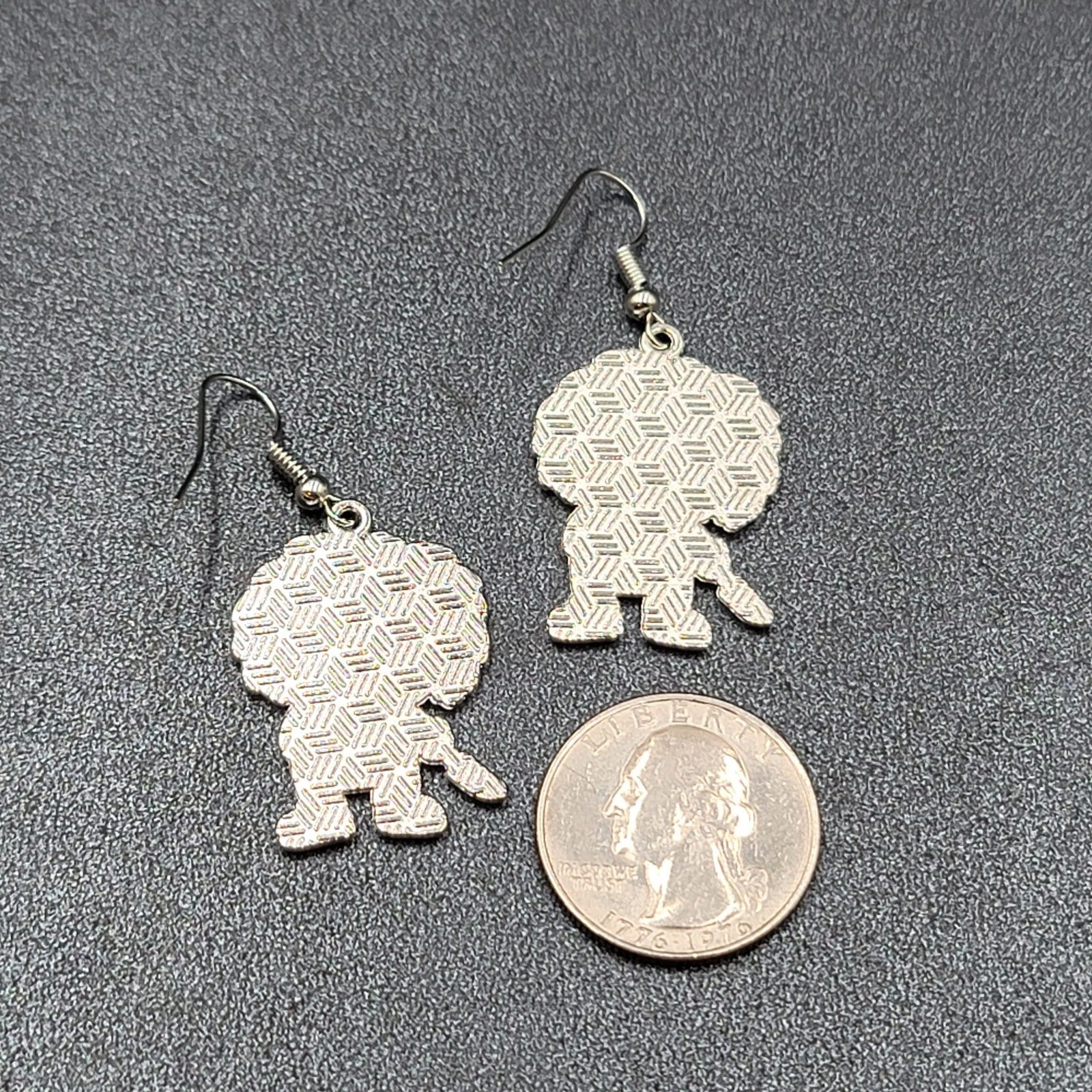 Chuckie Pierced Earrings Enamel Childs Play Horror Movie Dangle 1.25" 