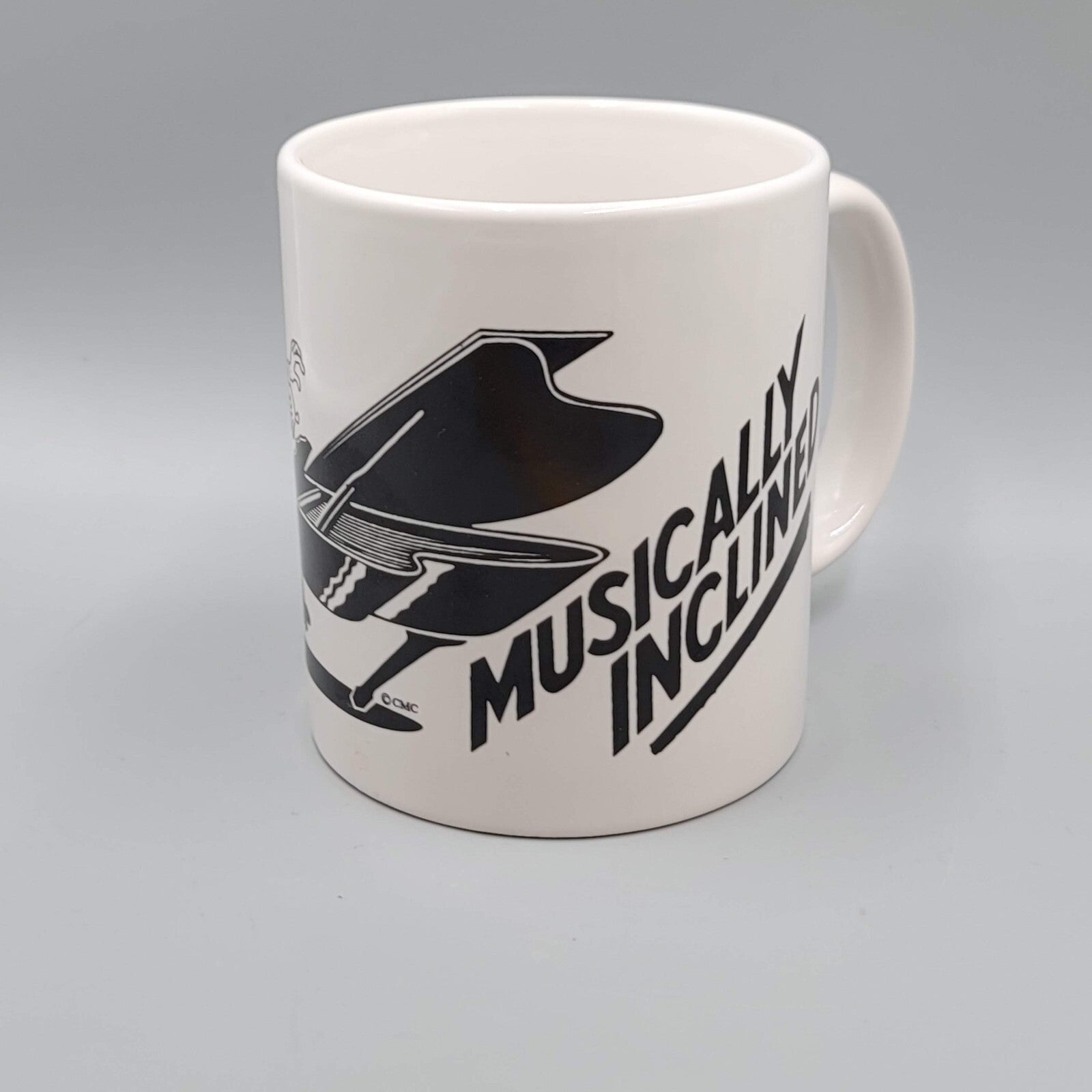 Piano Coffee Mug Musically Inclined Black White M Ware