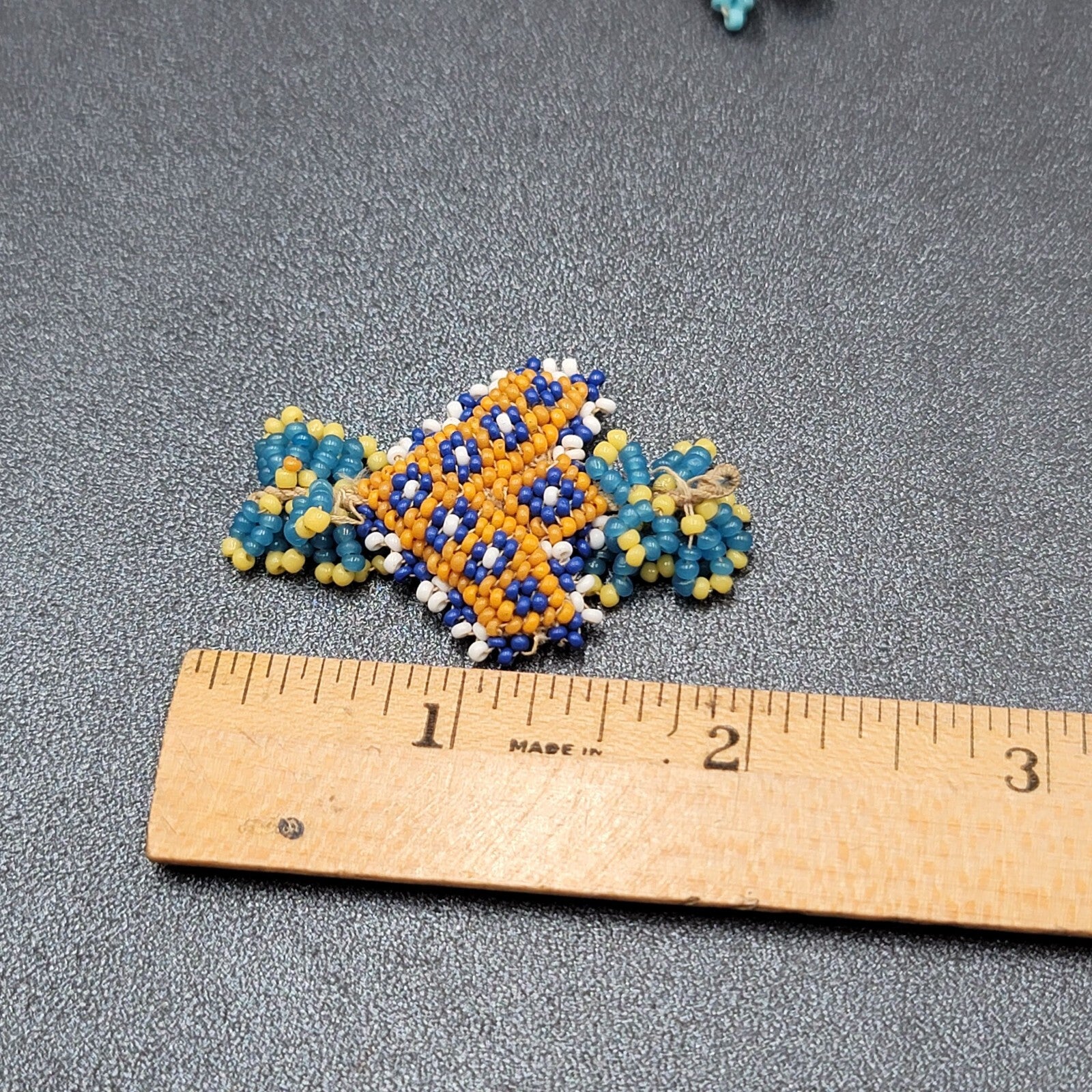 Vintage Native American Seed Bead Pendants for Necklace