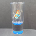 Mermaids of the Aquarium SHOT GLASS Extra Large Tall Shooter 5.25 in