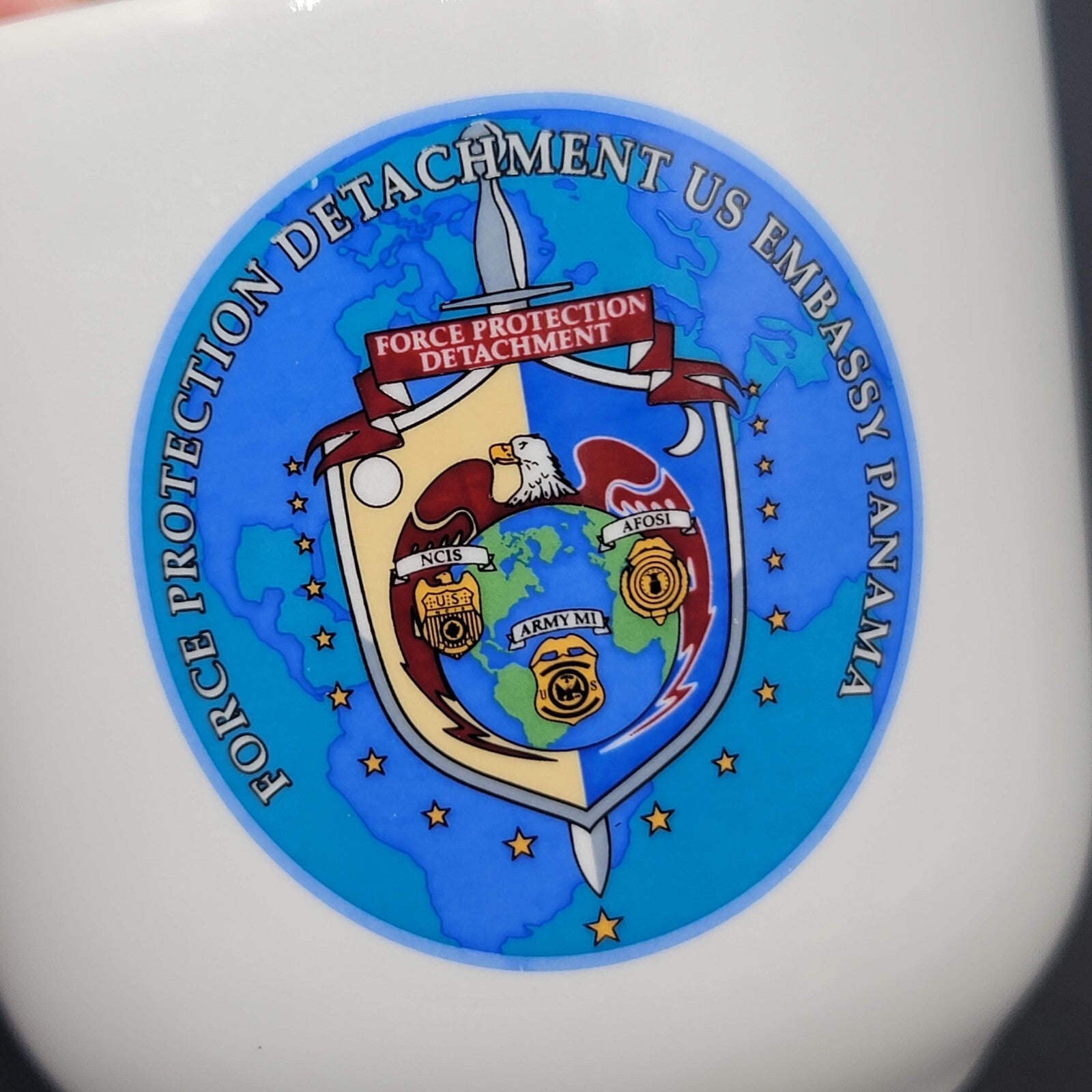 US United States American Embassy Panama Force Protection Detachment Coffee Mug