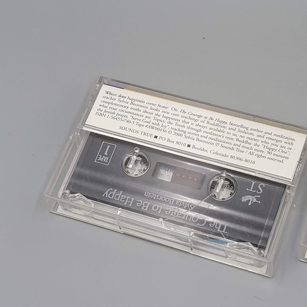 Courage to Be Happy by Sylvia Boorstein Tape One & Two  (2000, Audio Cassette)