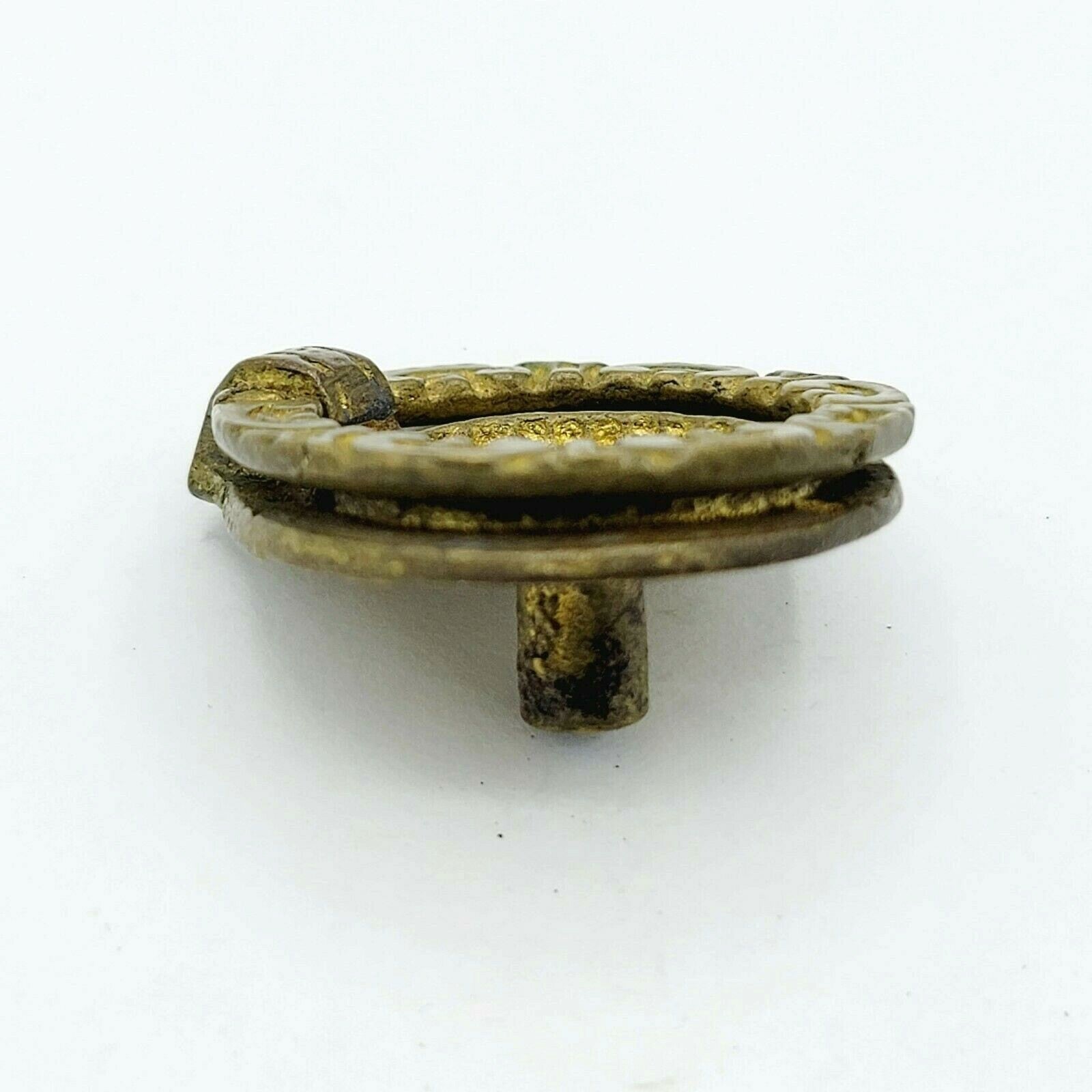 Vintage Brass Drawer Pull Handle Salvage Hardware SINGLE ONLY 1 3/8" Asian
