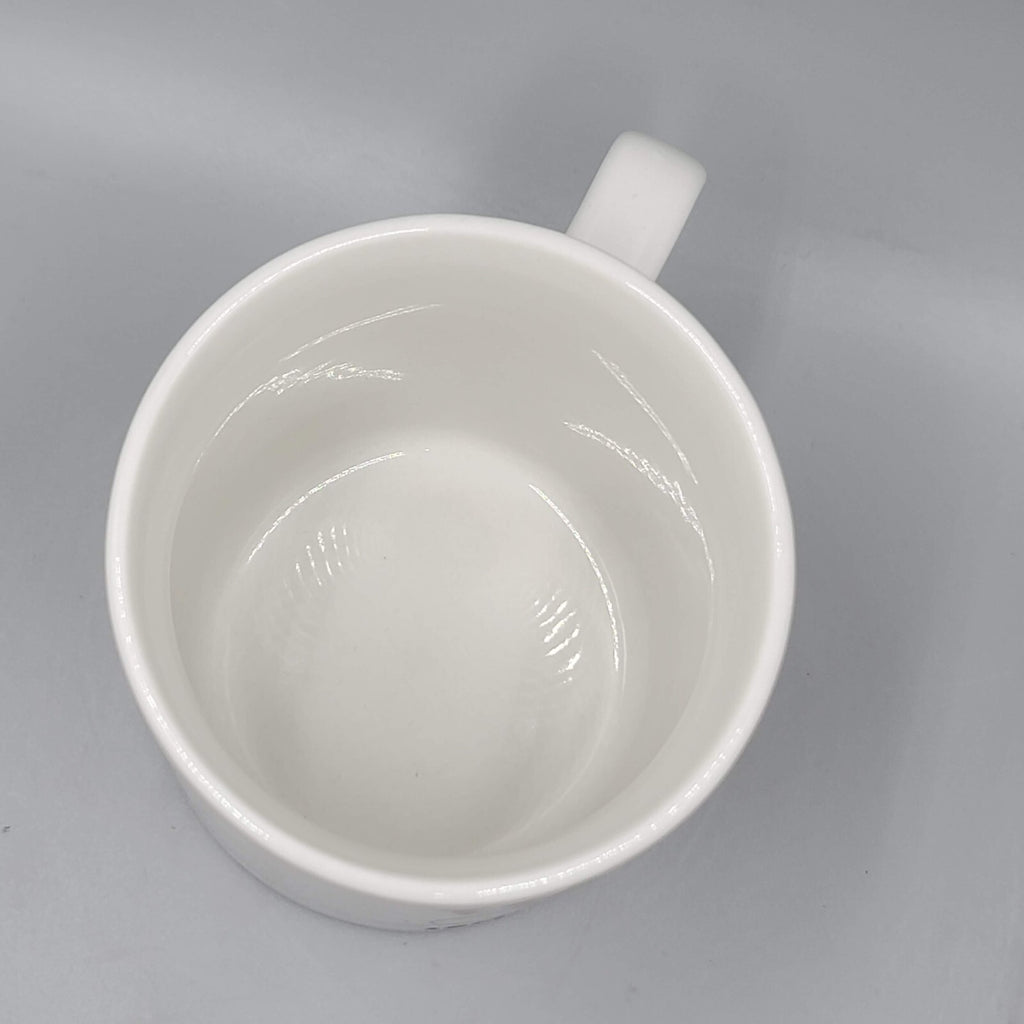 Vintage IBM Writing To Read Coffee Mug Cup Computers Technology Black White