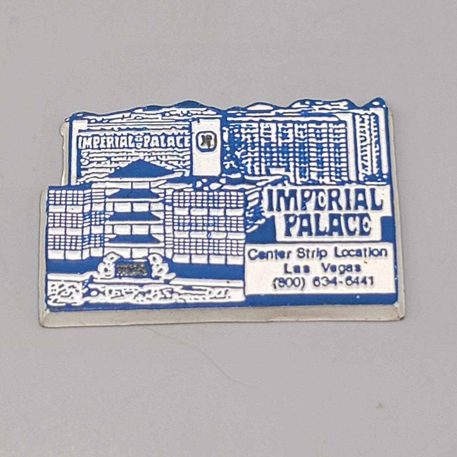 Vintage Imperial Palace Las Vegas Rubber Magnet Souvenir