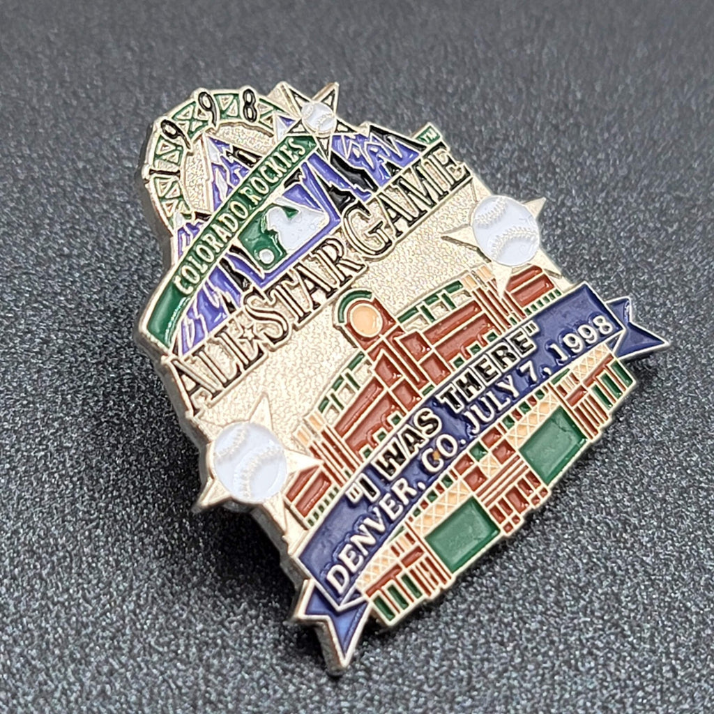 1998 MLB ALL STAR GAME PIN COLORADO ROCKIES I WAS THERE DENVER CO JULY 7 1998