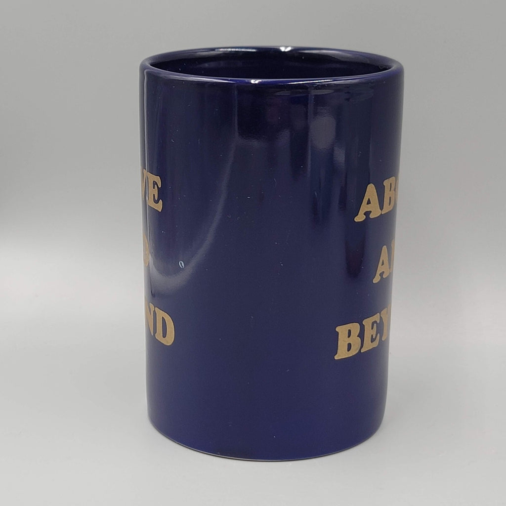 Above and Beyond Coffee Mug Dark Blue Large Size
