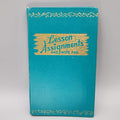 Vintage Blue School Lesson Assignments And Notepad 1935 TEACHER GIFT