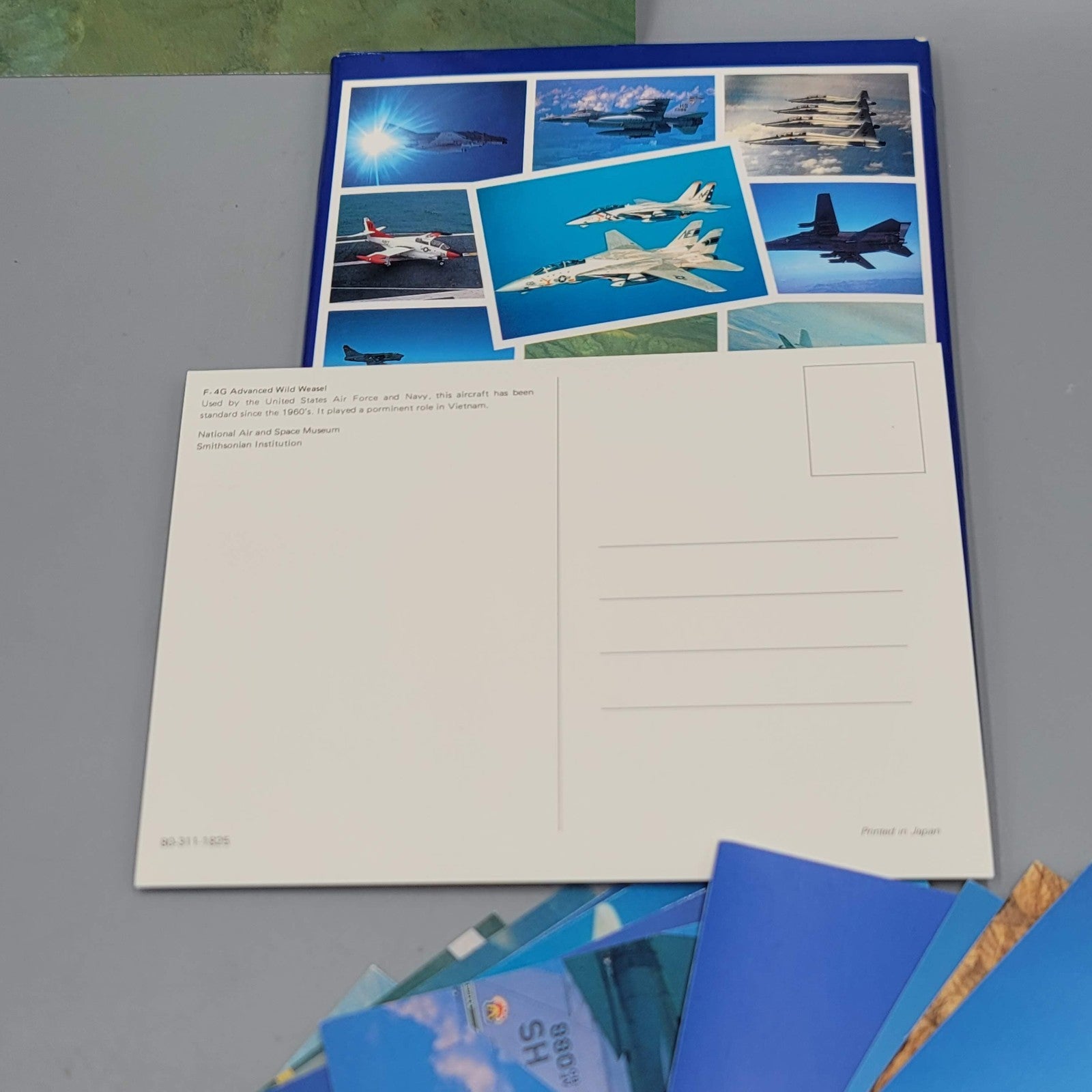 Jet Fighters National Air & Space Museum Smithsonian Set of 12 Postcards 1988