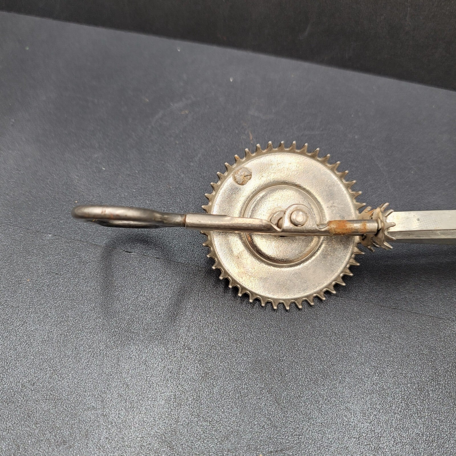 Vintage A&J Hand Mixer Egg Beater Pat 1923 Retro Classic Collectible Antique